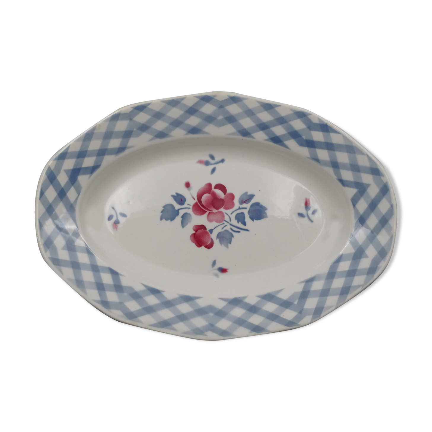 Ravine in earthenware of Sarreguemines Digoin model Bastia 1940