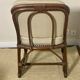 Fauteuil en rotin et osier Année 1970