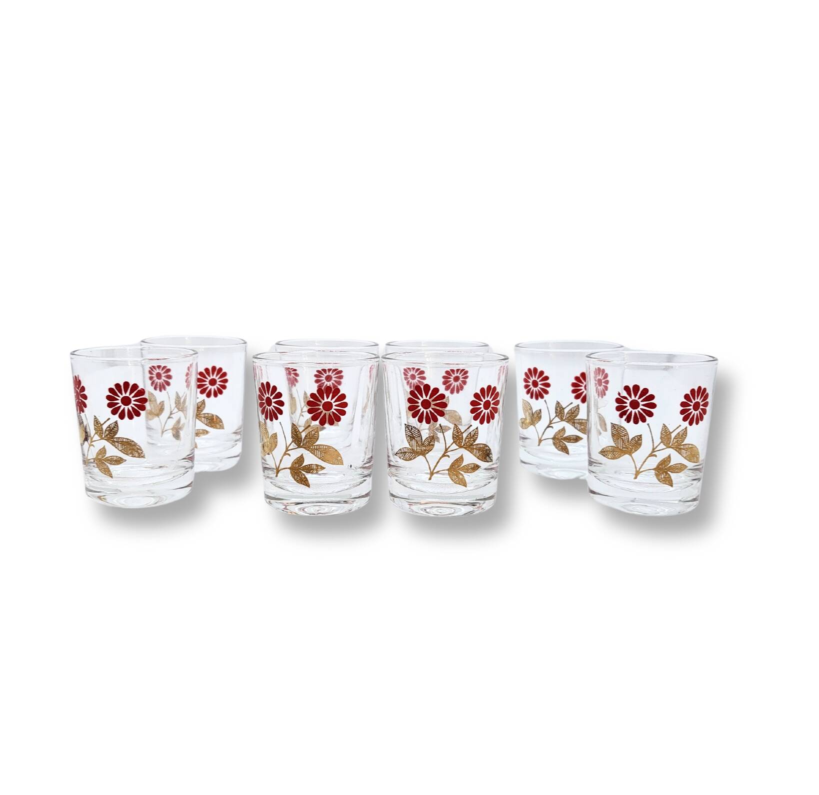 Flowery liqueur glasses – Reims France