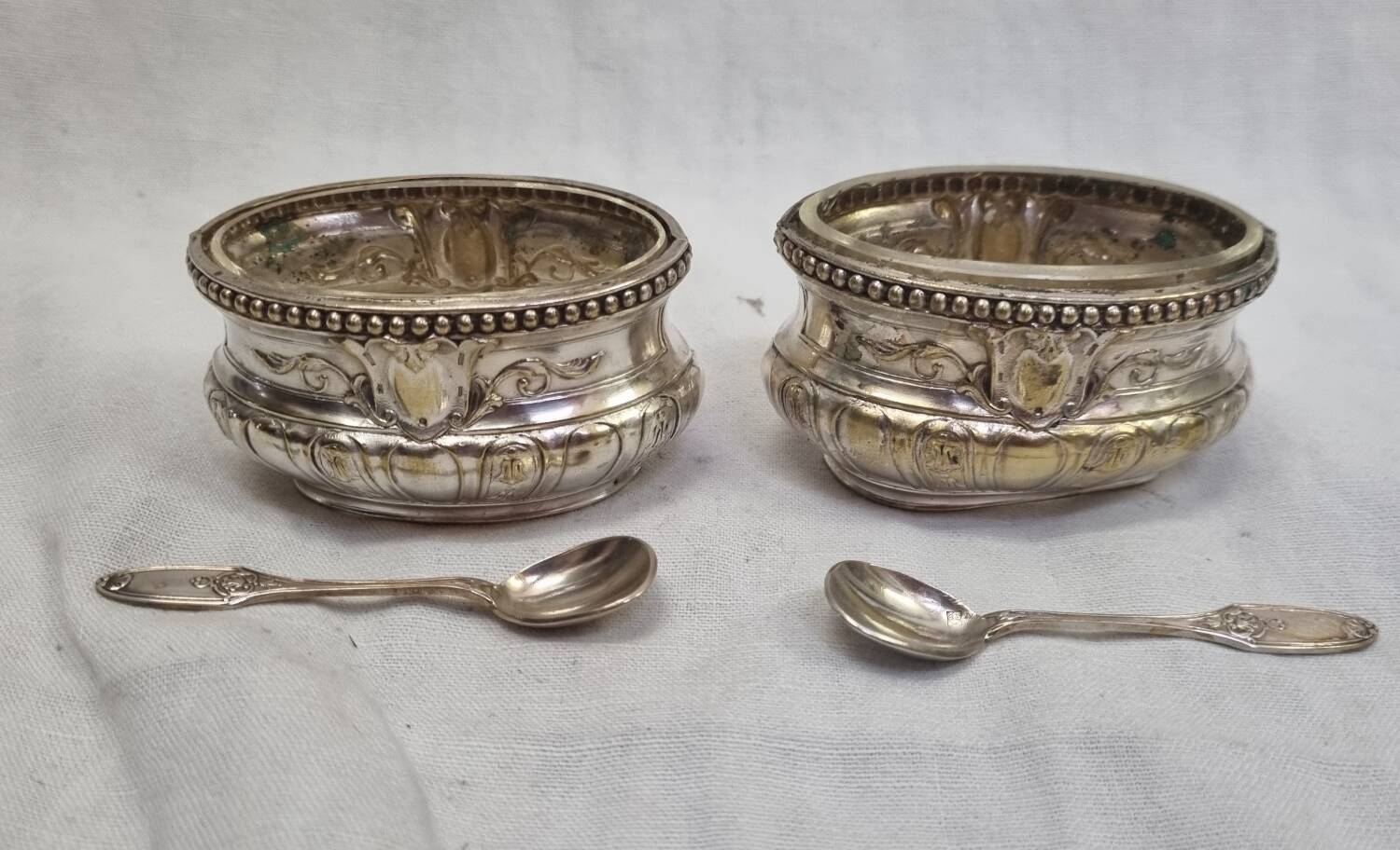 Medici Silver Salt Cellars