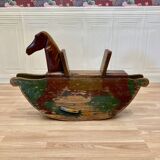 Wooden rocking horse 1950