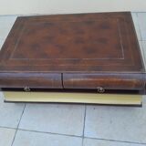 Vintage coffee table in the shape of an old book from the 80s