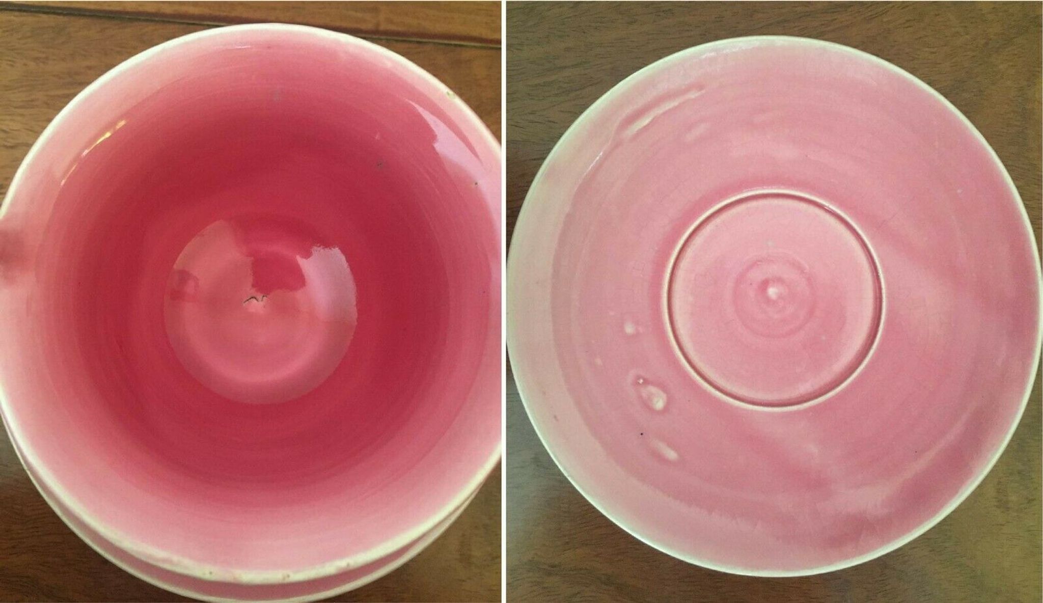 Lot of 5 cups and under ceramic cups 60-70 years