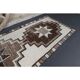 Tapis couloir en laine Oushak turc vintage des années 1970, 97x323.