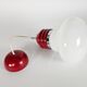 'Lampe ampoule' Tronconi Enrico Tronconi opaline chrome Italie années 1970