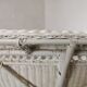 Wicker bench, rattan