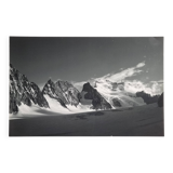 Barre des Écrins photograph, vintage silver print, 40 x 25 cm