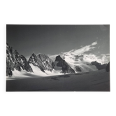 Photographie "Barre des écrins", tirage argentique vintage