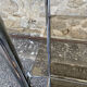 Vintage 1970s Rectangular Chrome High Shelf with 5 Smoked Glass Shelves