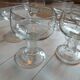 6 old champagne glasses