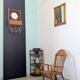 Vintage wall coat rack in rattan with mirror – Bohemian and natural charm