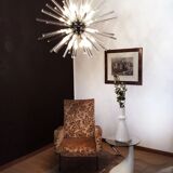 Sputnik crystal prism chandeliers - 50 prisms