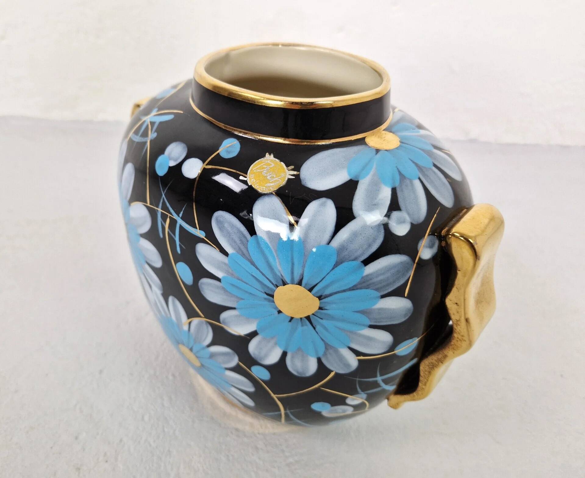 Raymond Chevallier Art Deco vase for Boch Keramis