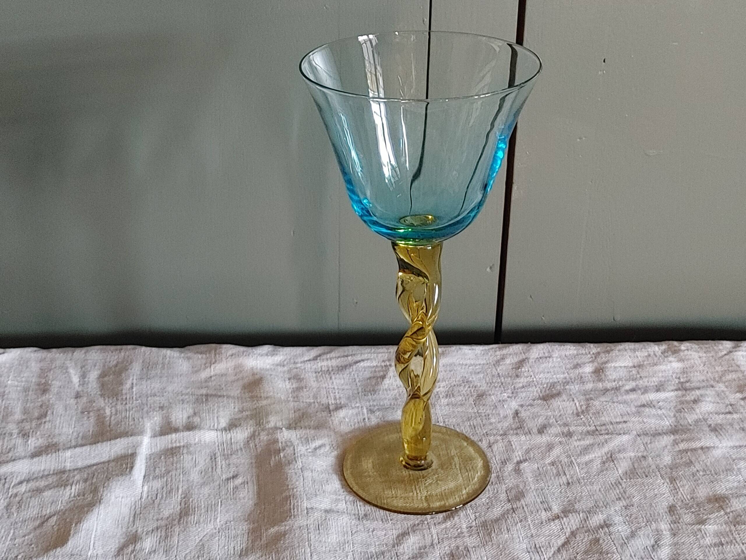 5 Large glasses, purchased in Murano in 1992