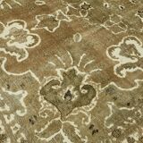 1980s 303 cm x 384 cm beige wool carpet