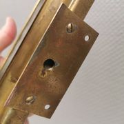 Brass wall lamps with adjustable shades, 1950-60s Denmark