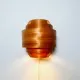 Pine Veneer Curved Wall Lamp By Hans-Agne Jakobsson For Ab Ellysett, Sweden, 1960S