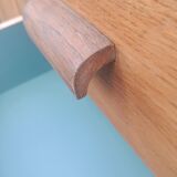 Vintage wooden sideboard – 4 drawers and cupboard