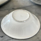 Italian speckled stoneware salad bowl