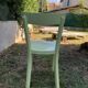 Green patina chair