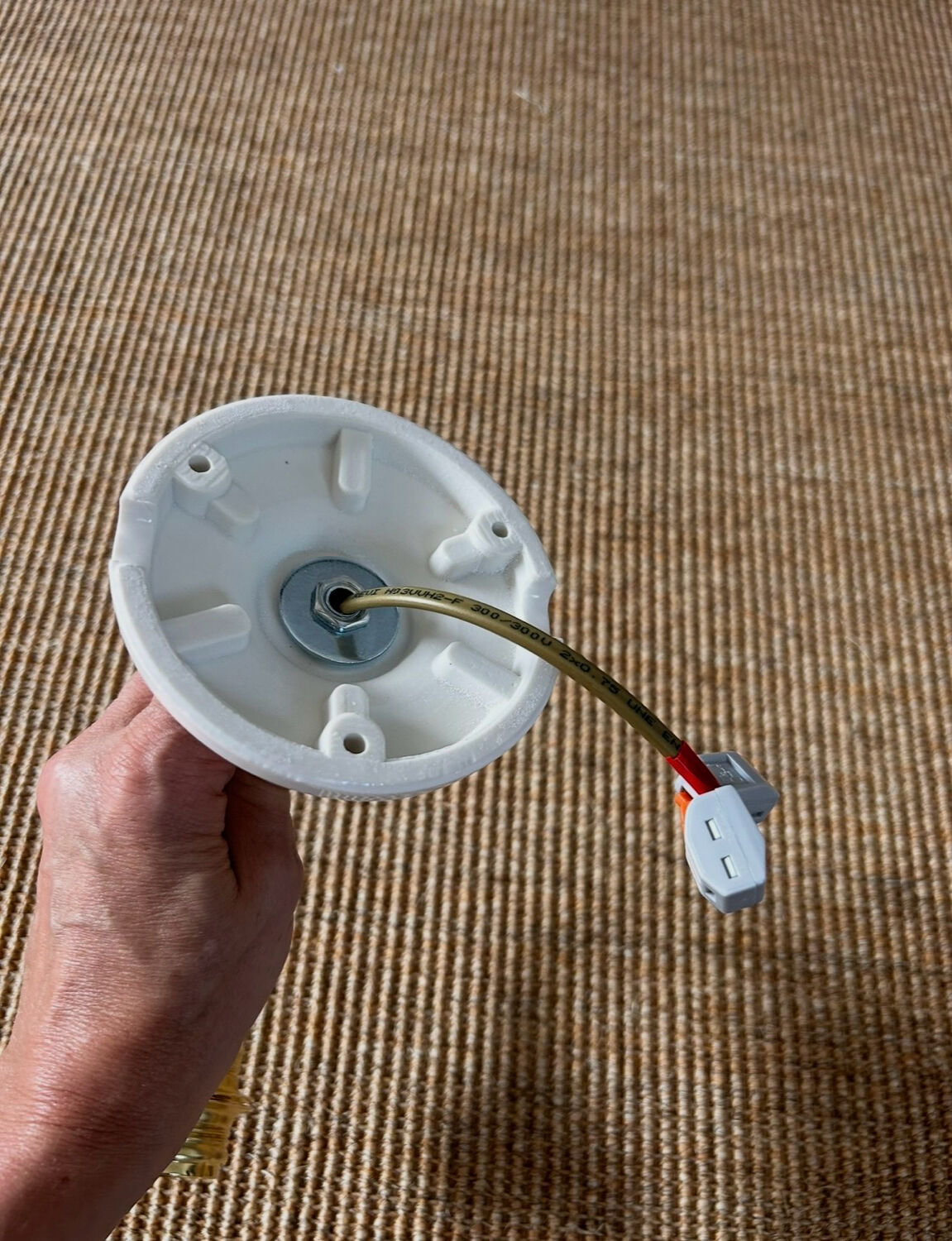 Pair of vintage globe wall lights in cut glass