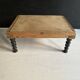 Napoleon III footrest in blackened wood, 19th century