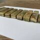Set of 9 cutlery holders in Jade