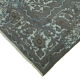 Handmade turkish unique 1980s 270 cm x 370 cm grey wool carpet