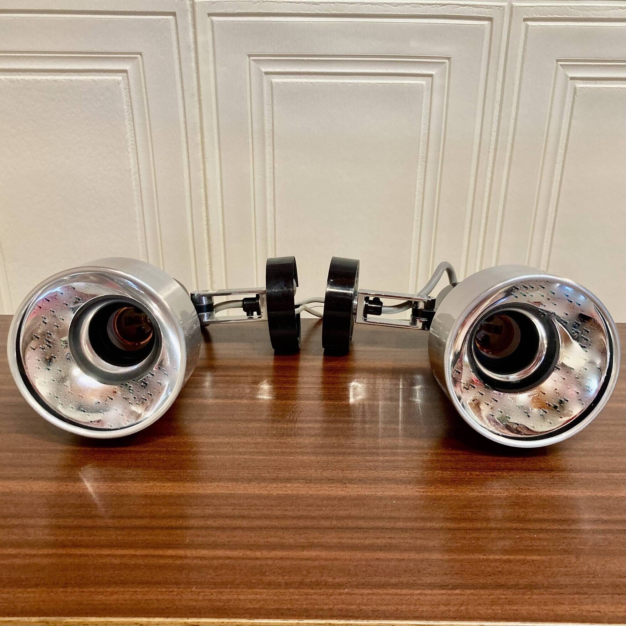Pair of modular wall lights "1960 design".