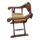 Mid-Century Castle Throne Armchair, 1950s