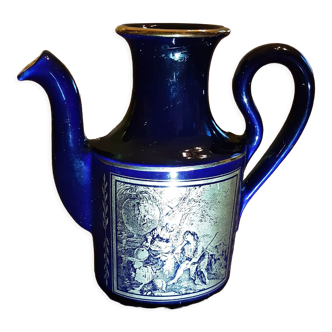 Decorative pitcher wagner 1816 bleu de four