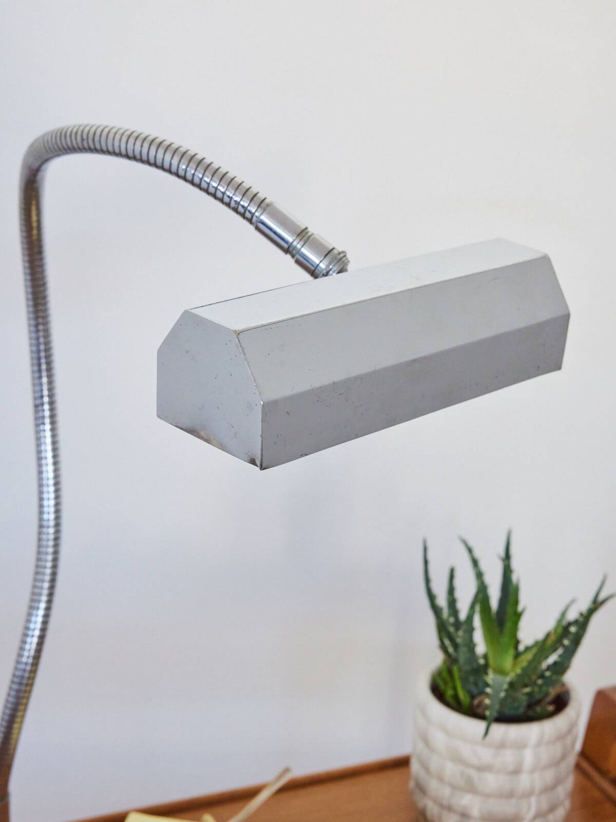 Industrial desk lamp