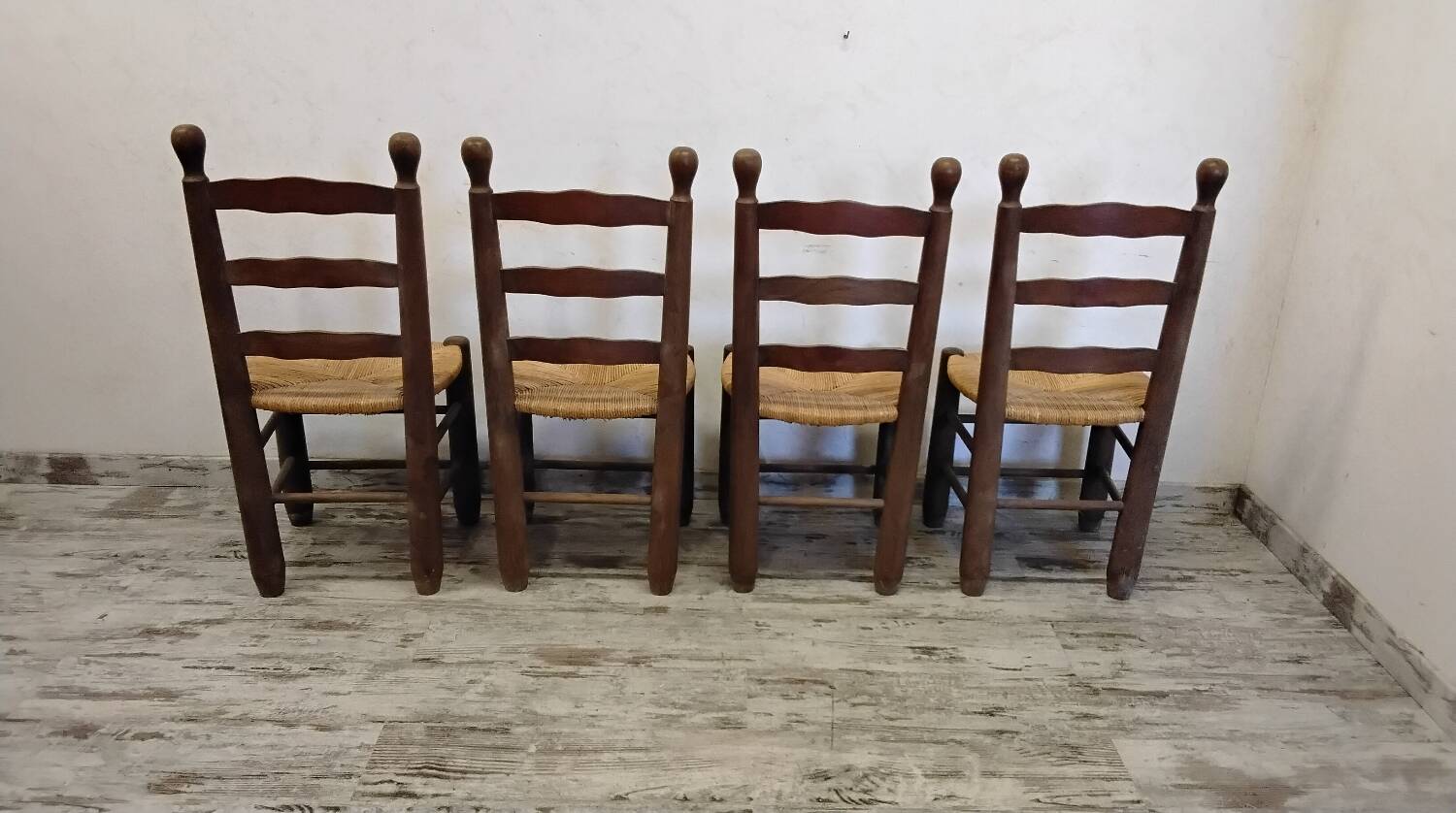 Chairs, armchairs, stools in the style of Charles Dudouyt