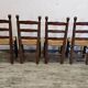 Chairs, armchairs, stools in the style of Charles Dudouyt