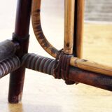 Rattan recliner chair, Bauhaus 1930