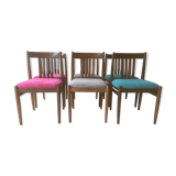6 Scandinavian teak chairs 1960