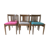 6 chaises scandinave teck 1960