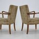 1940s Pair of Oak Armchair , Czechoslovakia