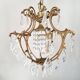 Authentic Peris Andreu chandelier, Valencia, Spain, 1950s, fully