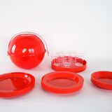 Picnic set, Italian design, 1970s, manufactured by Fratelli Guzzini
