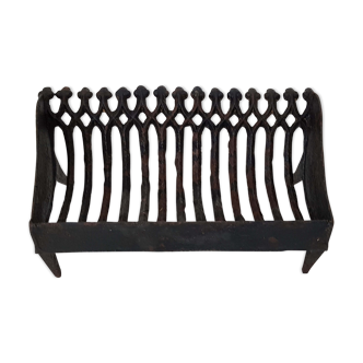 Old cast iron log door