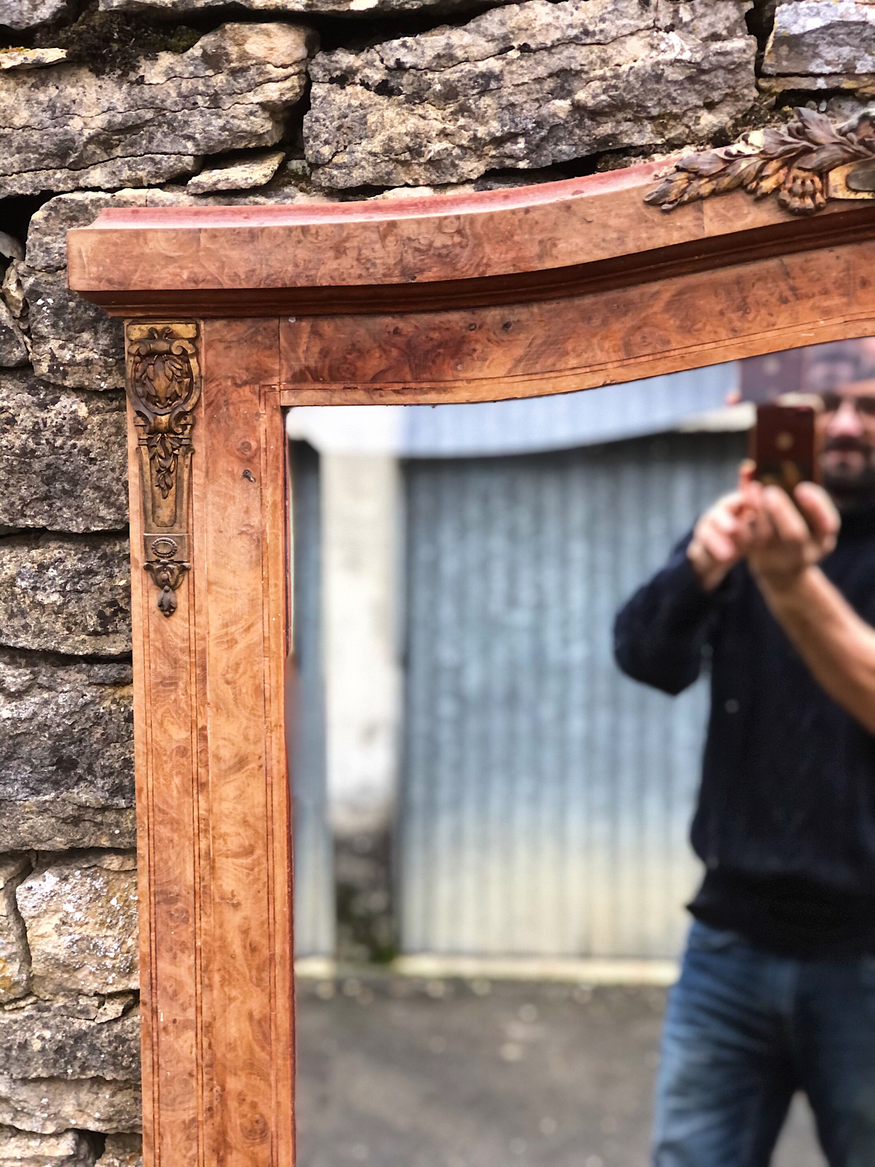 Mirror 168x110 era 1925 , bevelled ice