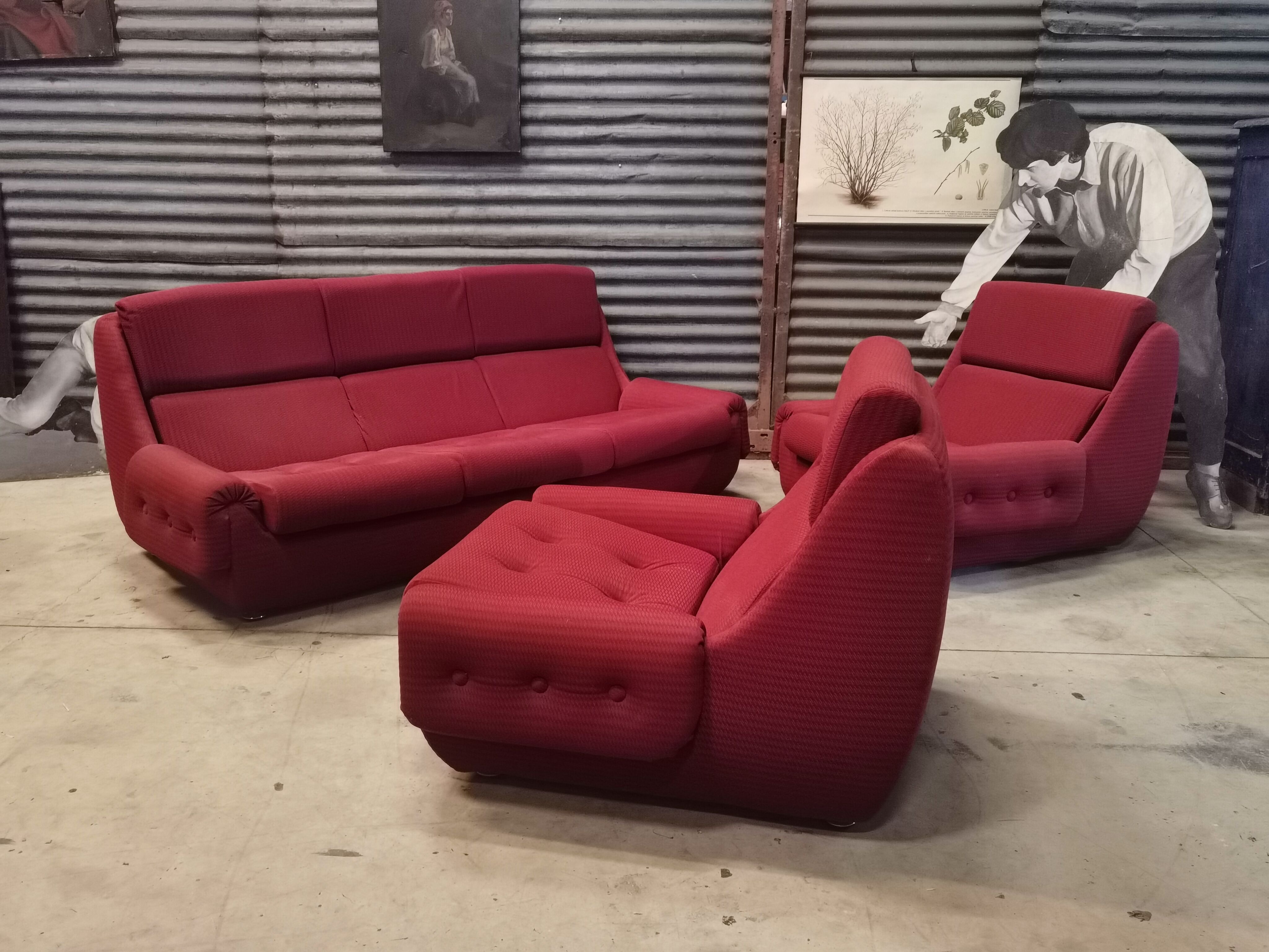 Full lounge space age Atlantis bordeaux