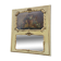 Trumeau & early 19th century painting in gilded wood.