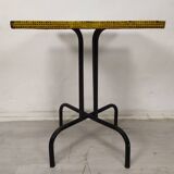 Vintage perforated metal bistro table