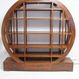 Bibliothèque en teck Asiatique vintage