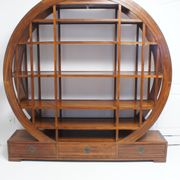 Bibliothèque en teck Asiatique vintage