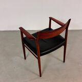 Fauteuil Arne Vodder Palissandre Années 60