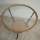 Table basse en rotin