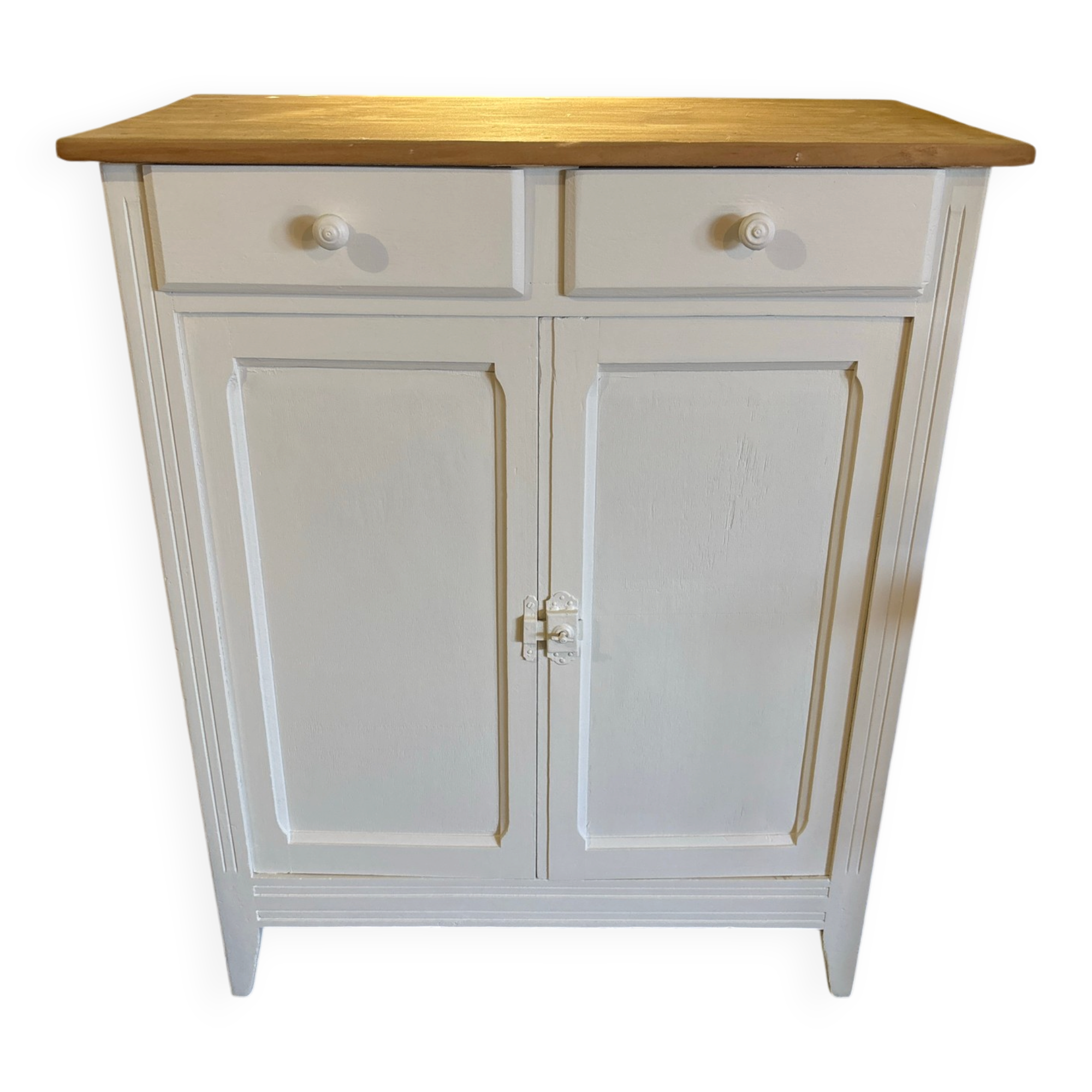 White cream Parisian buffet